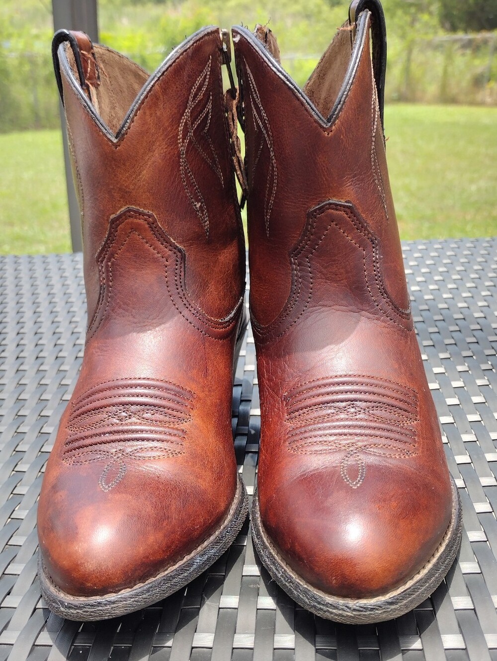 Ariat Darlin Western Boot In Sassy Brown - Picture 8 of 14